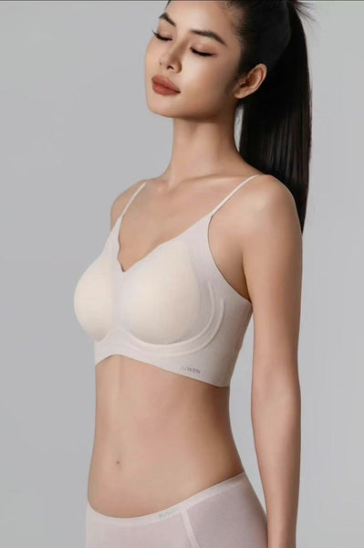 Ruwen Jelly-Gel Slim-Strap Bra