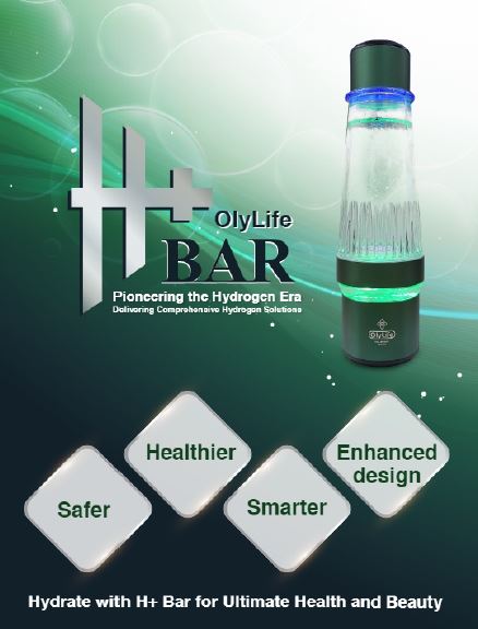 Olylife H+ Bar (Portable Hydrogen Water) + Olylife THz Tera P90+