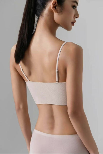 Ruwen Jelly-Gel Slim-Strap Bra