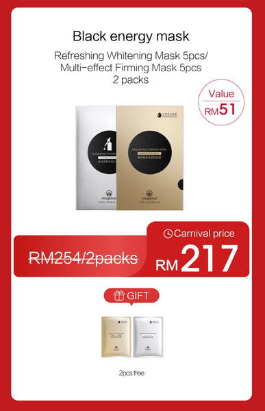 Promotion: Mageline Biomass Graphene Firming / Whitening Mask  x 2 Boxes