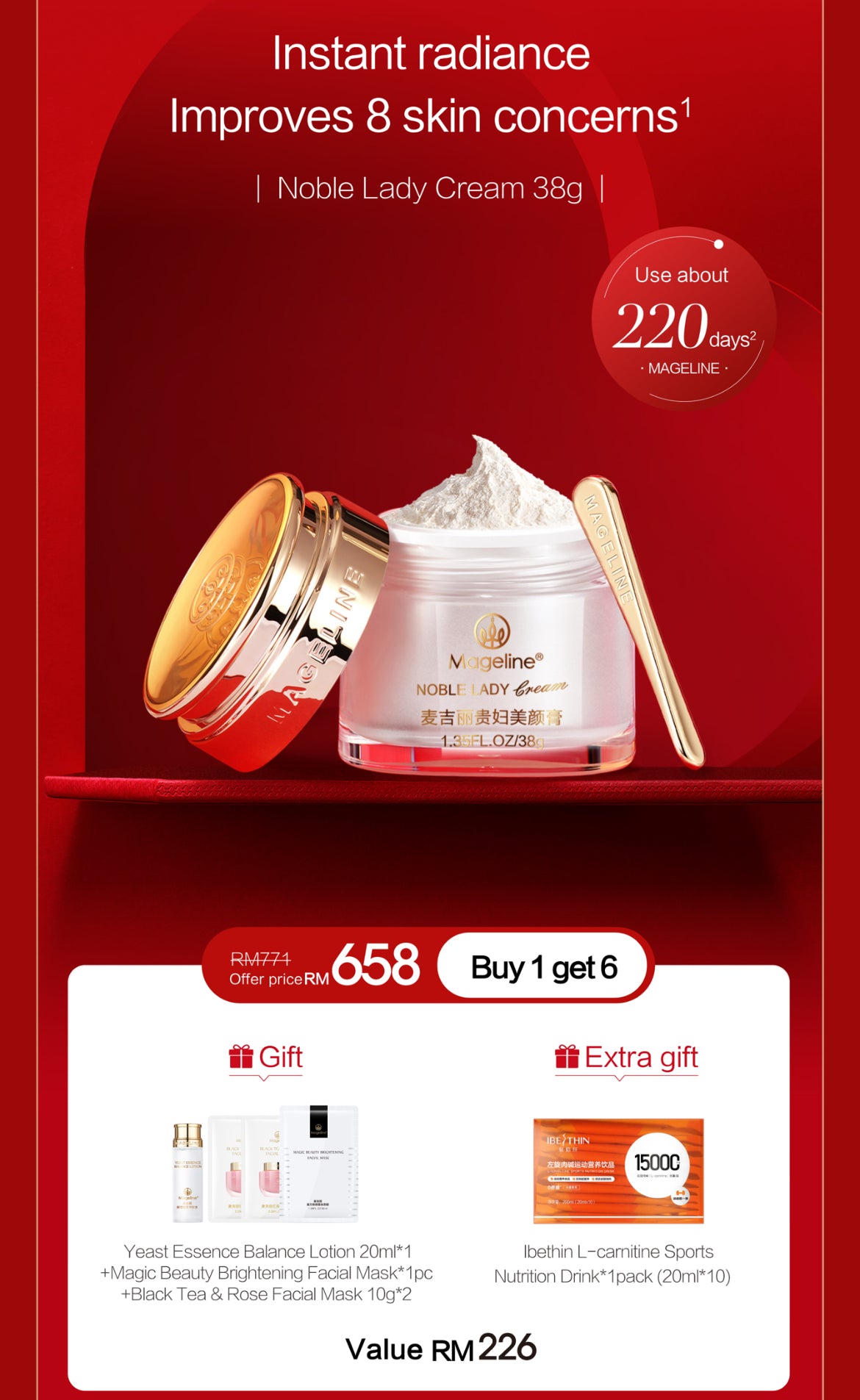 Promotion: Mageline Noble Lady Cream 38g