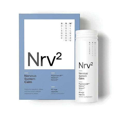RW NRV2    Calm | Stress & Sleep Supplement | Supports Nervous System & Stress Response  Nrv² supports the body’s natural response to stress and supports you achieve a restful night’s sleep. The formulation supports the body to enter ‘rest and relax’ mode which is related to relaxation, calm and sleep. 