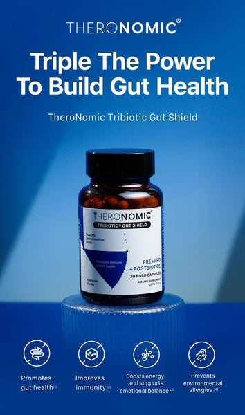 Theronomic Tribiotic Gut Shield (Pre-Pro-Postbiotics)