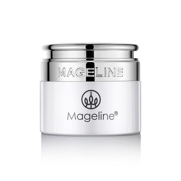 Mageline Brightening Crystal Clear Cream. Light creamy texture, silky touching, moist but non-greasy formula. It helps purify skin and even skin tone, brightening and leaving skin hydrated, improve skin elasticity and firmer skin, and reduce the appearance of wrinkles and fine lines, improve your overall appearance and keep you looking younger. Suitable for dry, freckles and pigmentation skin.