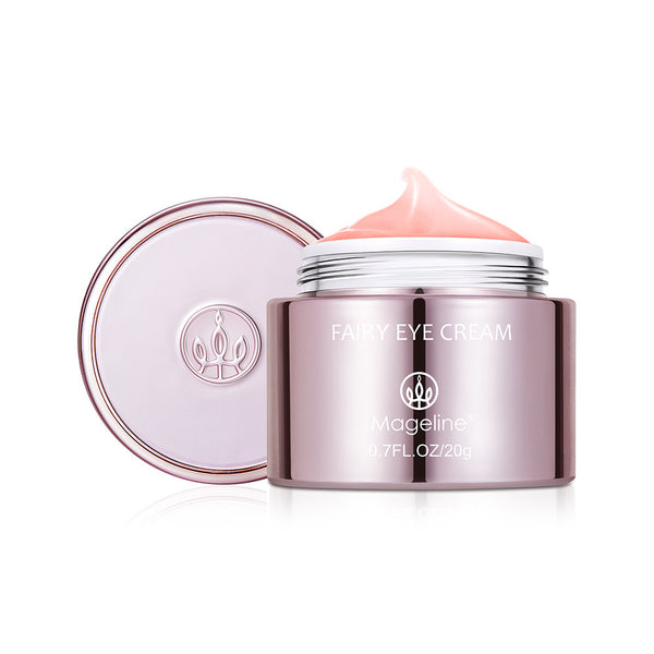Mageline Fairy Eye Cream. Super antioxidant, hydrating, effective in reducing fine lines and wrinkles, eliminate dark circles, eye bags and fat particles. Locks in moisture and replenishes collagen. It helps clear blood vessels under the eyes, rebuild eye socket structure, get rid of puffy eyes and eye bags.