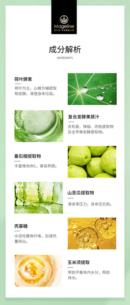 Mageline IBE Thin Lotus Leaf Enzyme Drink